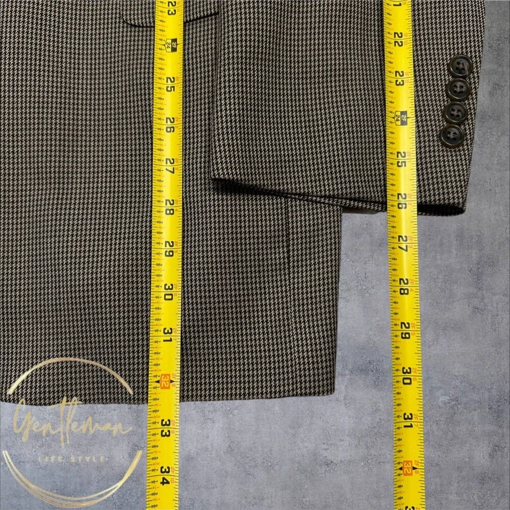 JOS A BANK Tailored fit Mens Blazer Sport Coat 2-Button Suit Jacket 44L Tan Wool